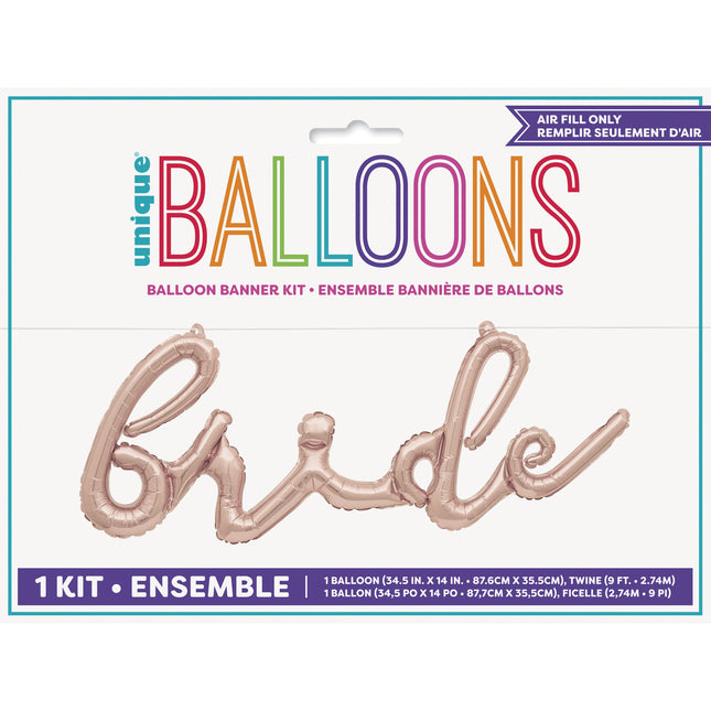 Ballon de mariage Rose Gold Foil 3m