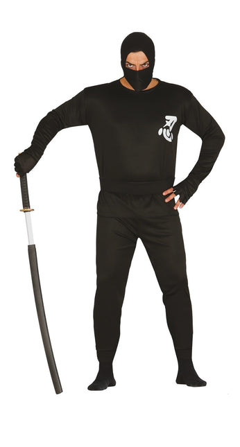 Costume de Ninja Homme Noir L