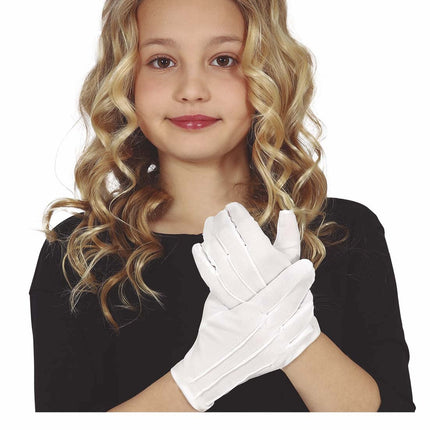 Gants blancs enfant