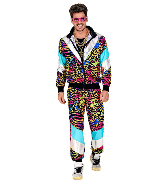 Tracksuit Neon 80S Faulty Animal Print