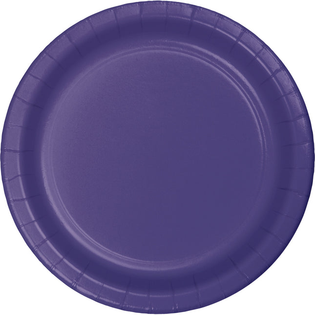 Assiettes violettes 23cm 24pcs