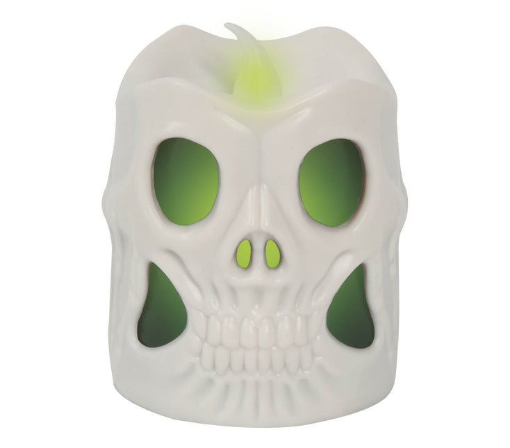 Lanterne d'Halloween crâne Led 6cm