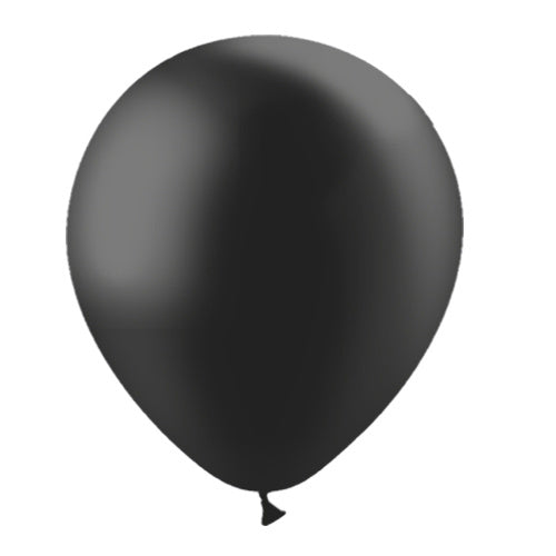 Ballons noirs métalliques 30cm 10pcs