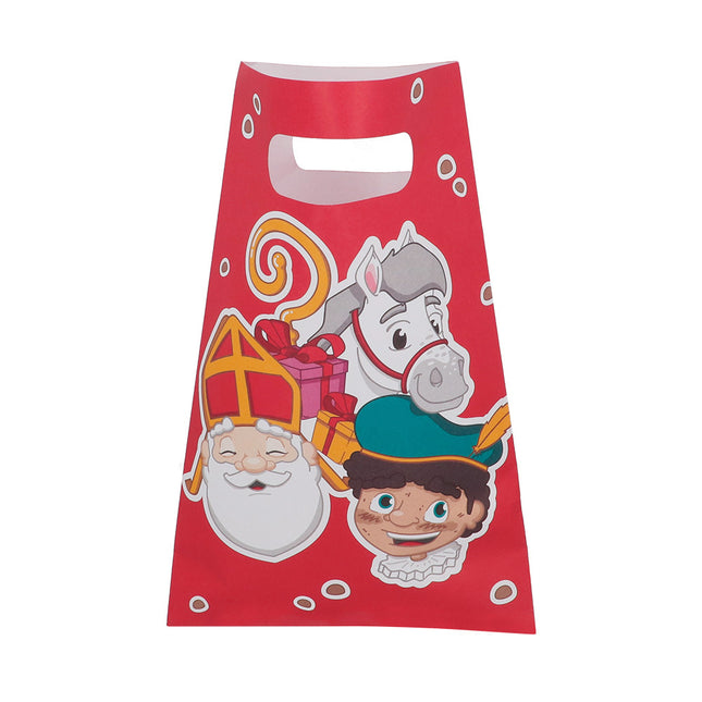 Sacs de partage Sinterklaas Papier 23cm 10pcs