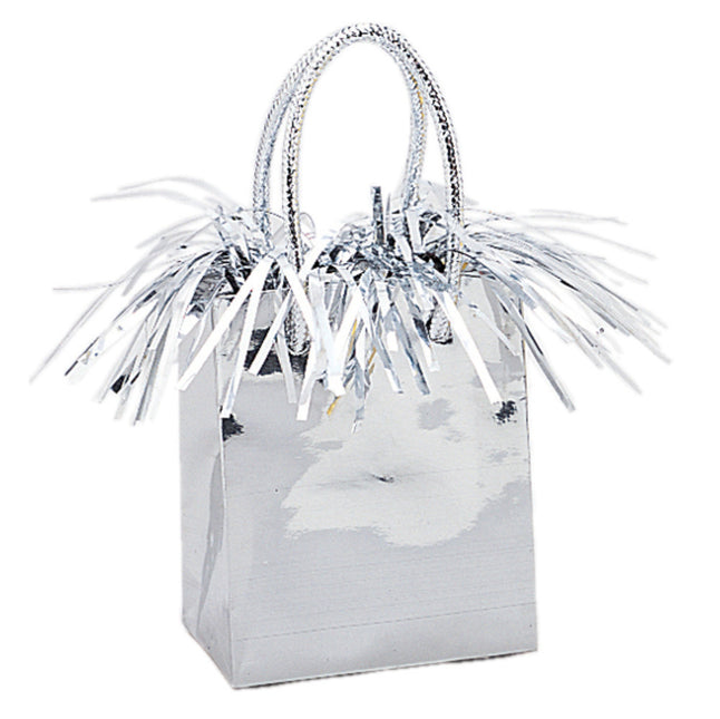 Sac de poids pour ballons Argent 8.3cm 157gr