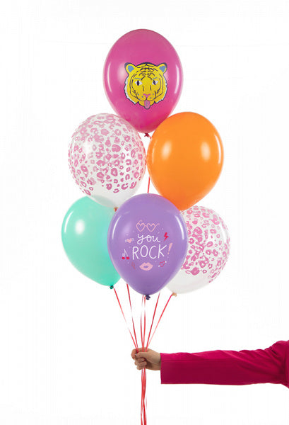 Ballons You Rock Mix 30cm 6pcs