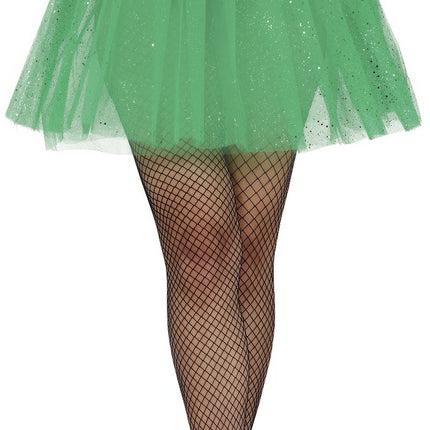 Tutu Vert Foncé Dames Paillettes 40cm