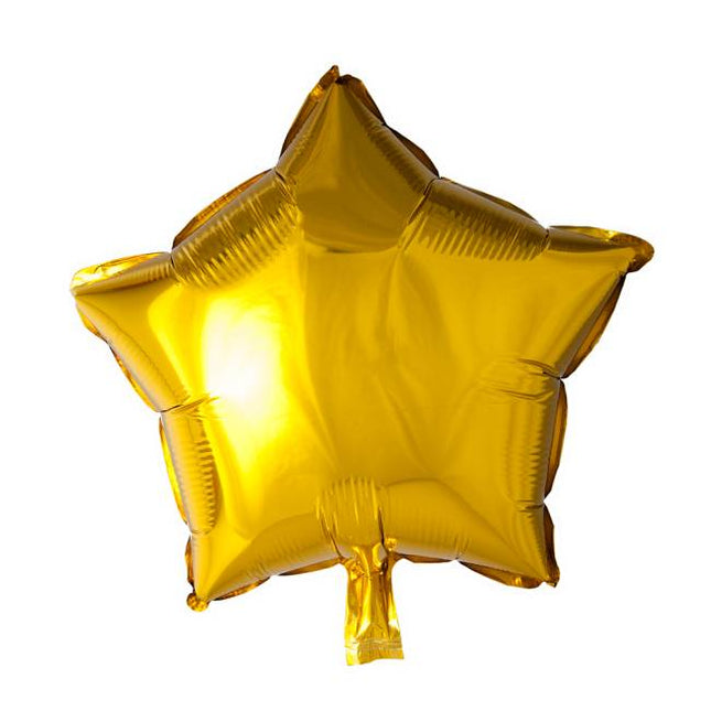 Ballon à l'hélium Star Gold 45cm vide