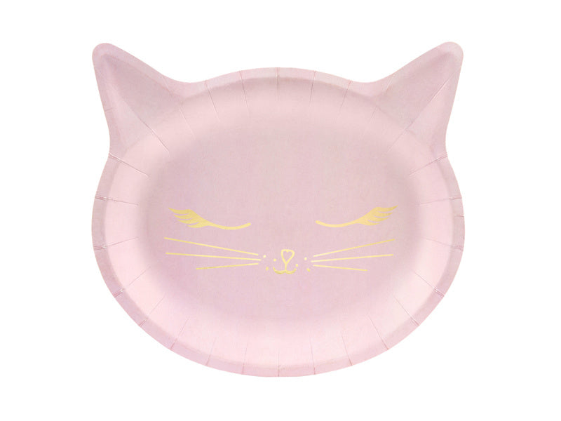 Assiettes Chat 22cm 6pcs