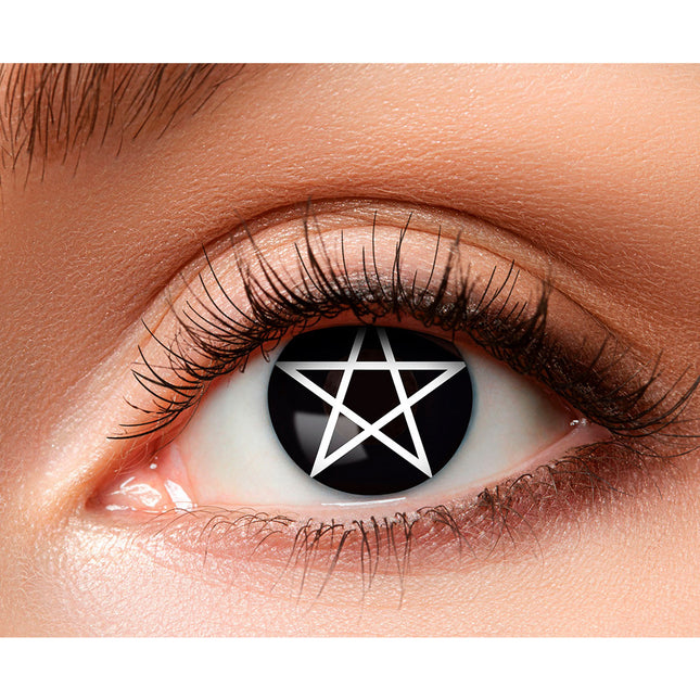 Lentilles d'Halloween Pentagramme