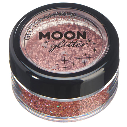 Moon Glitter Shakers paillettes holographiques or rose 5g