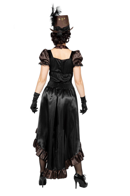 Robe Steampunk Noir Dames