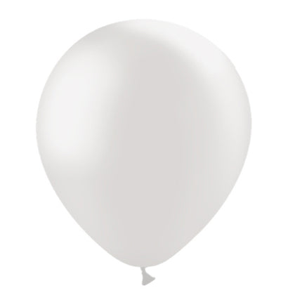 Ballons gris clair métallisés 30cm 50pcs