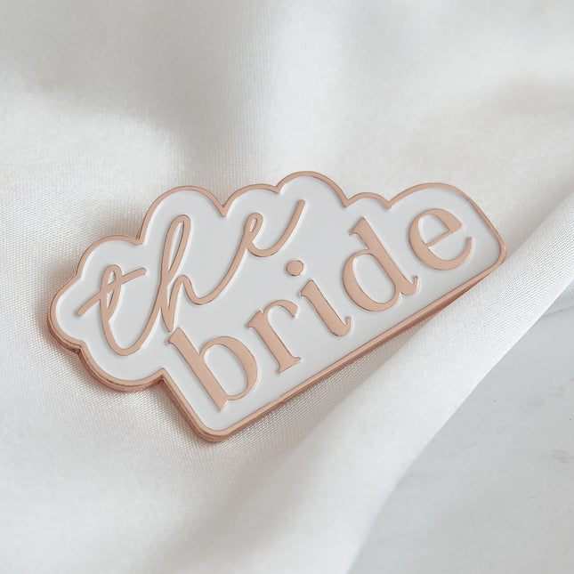 Broche en or La mariée