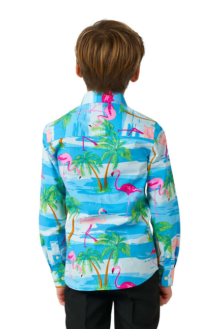 Chemise Hawaii Flamingo Boy OppoSuits