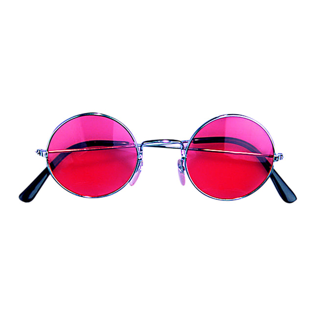 Lunettes hippies rouges