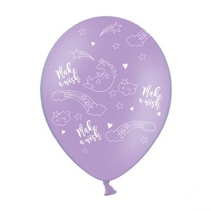 Ballons Licorne 30cm 6pcs