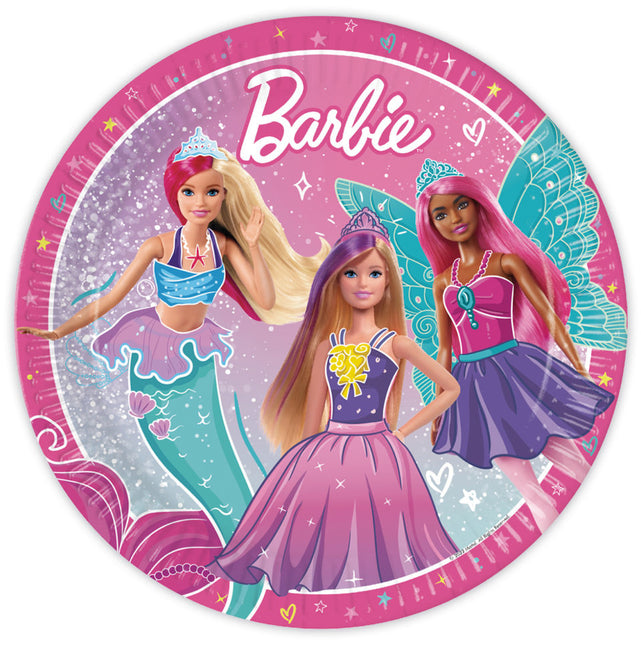 Assiettes Barbie Fantasy 23 cm 8pcs