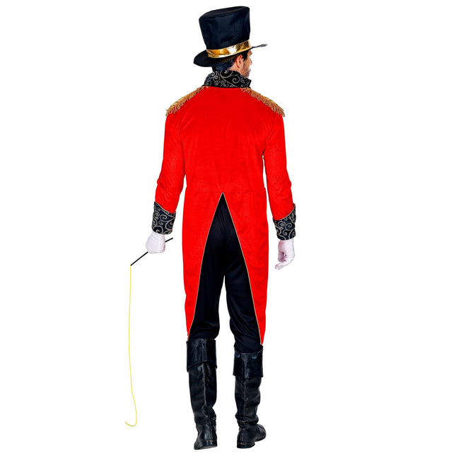 Costume de cirque Rouge Noir Hommes