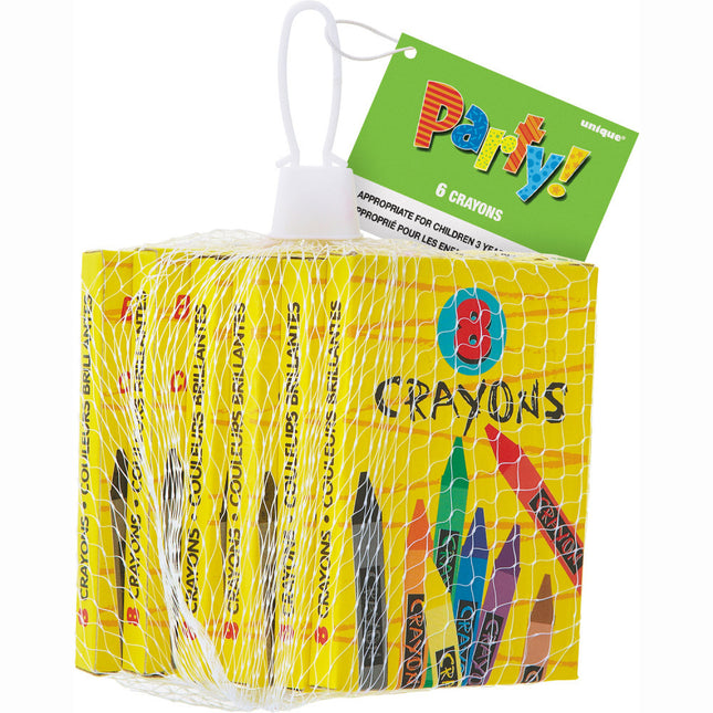 Cadeaux à distribuer Crayons de couleur 20cm 6pcs