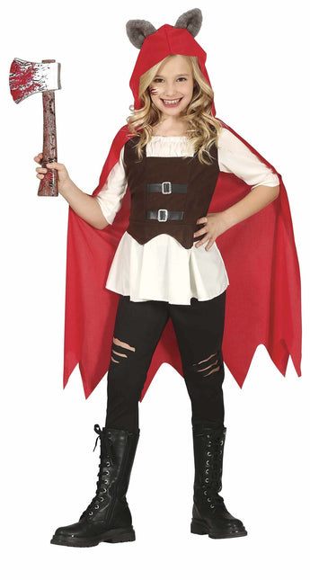 Costume d'Halloween du Chaperon rouge pour fille