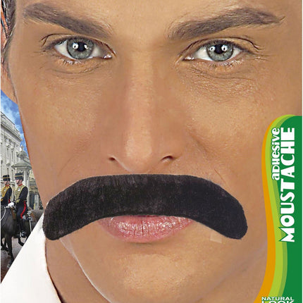 Modèle de fausse moustache noire pour homme