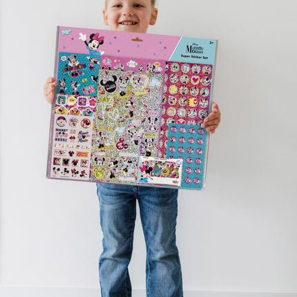 Jeu d'autocollants Minnie Mouse 12 pièces