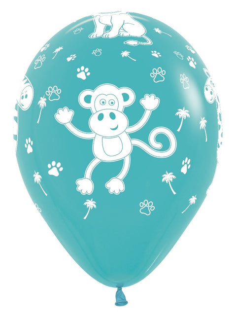 Ballons Jungle Animals Fashion Mix 30cm 25pcs