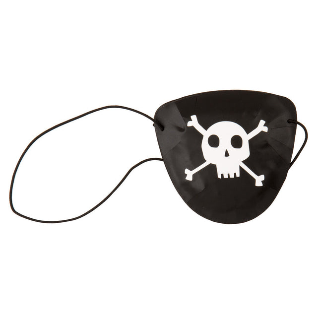 Patchs Pirate pour les yeux en plastique 8pcs