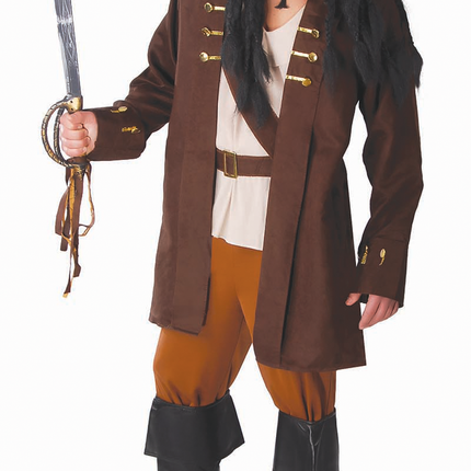 Costume de pirate marron