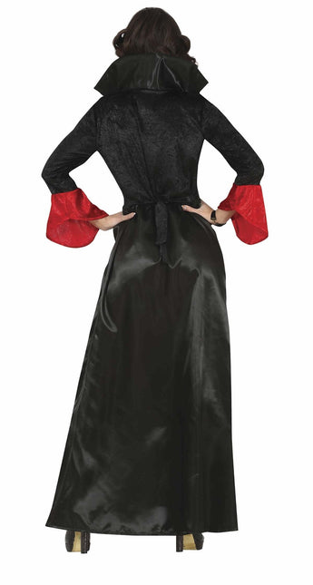 Costume d'Halloween Vampire Dames Rouge Noir