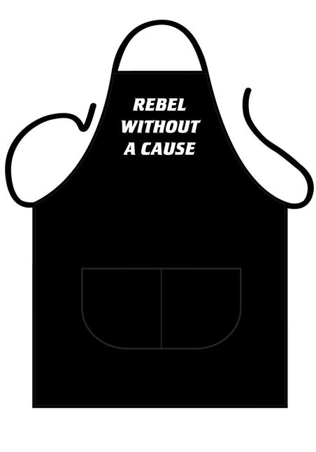 Tablier noir Rebelle sans