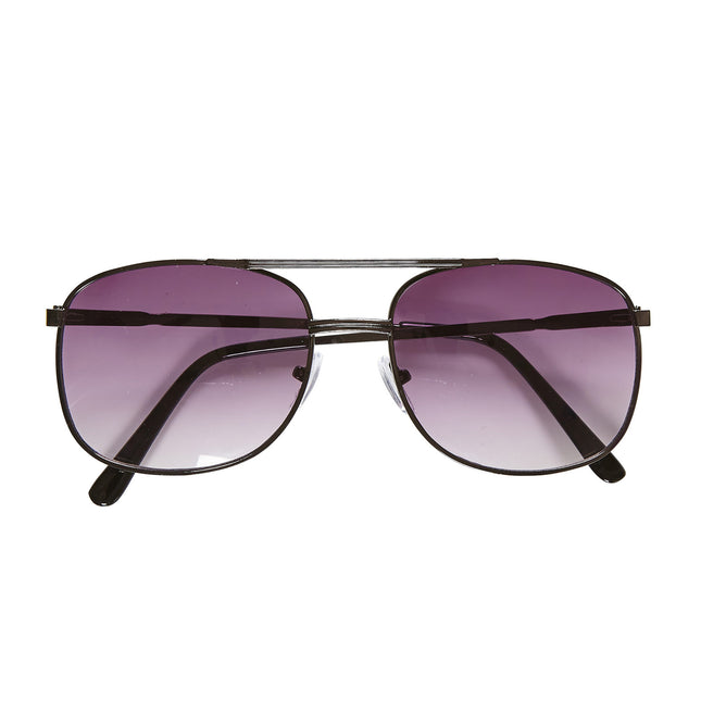 Lunettes noires mauves