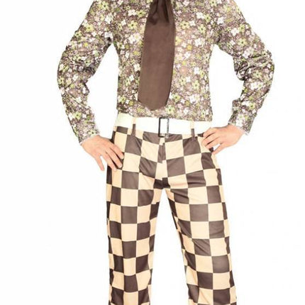 Costume Disco 70S Homme brun