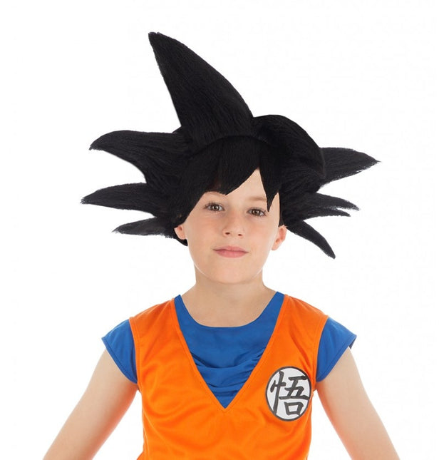 Perruque Goku Saiyan Enfant Noir Enfant Dragon Ball Z