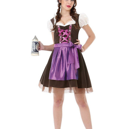 Robe Dirndl Oktoberfest Violet