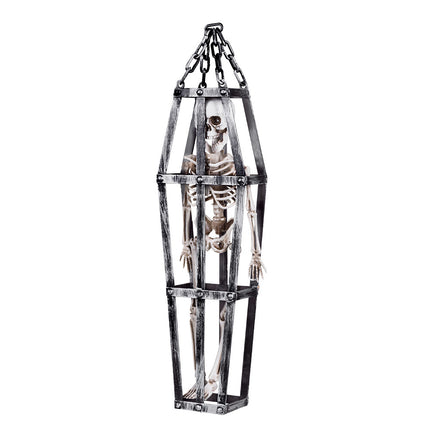 Halloween Squelette en cage 50cm