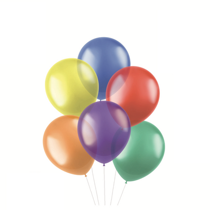 Ballons de couleur transparents 33cm 10pcs