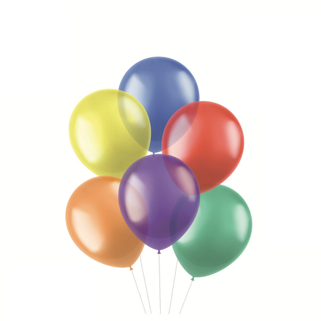 Ballons de couleur transparents 33cm 10pcs