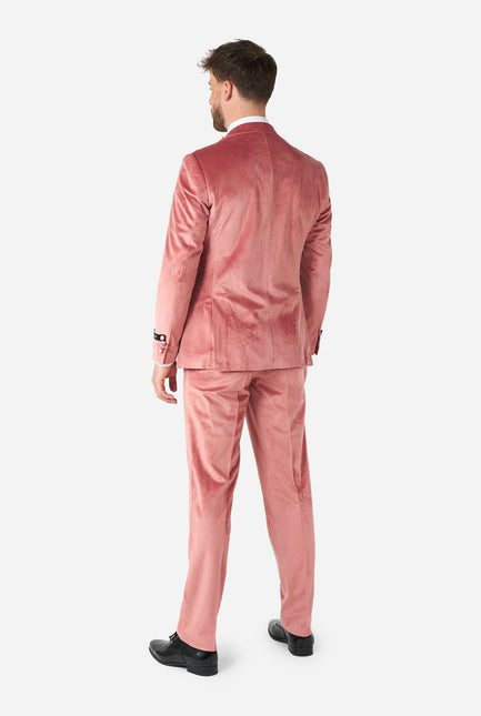 Velours rose clair Tuxedo Hommes OppoSuits