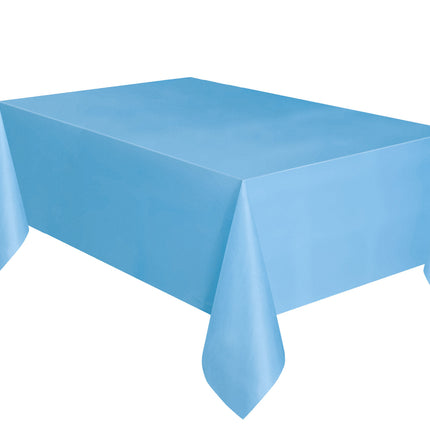 Nappe bleu clair en plastique 2.74m