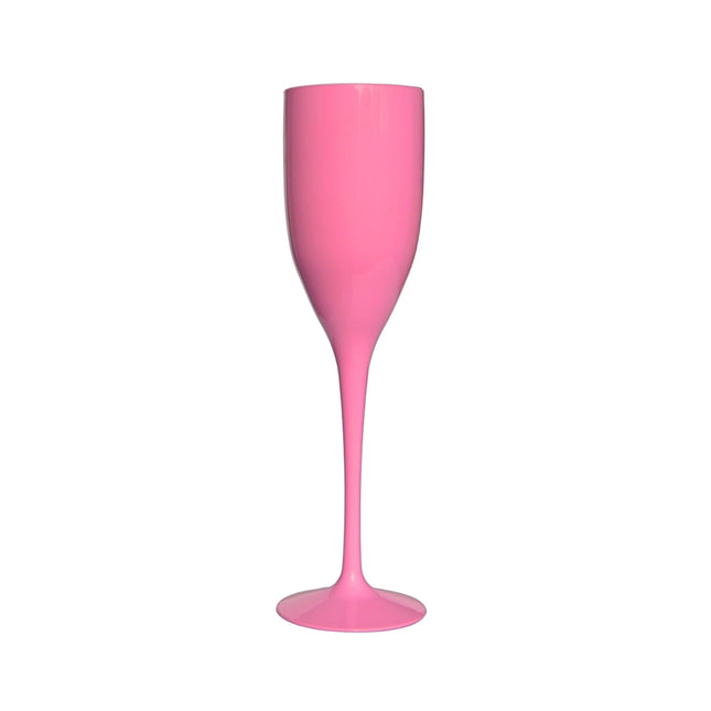 Verres à champagne roses réutilisables 150ml 4pcs