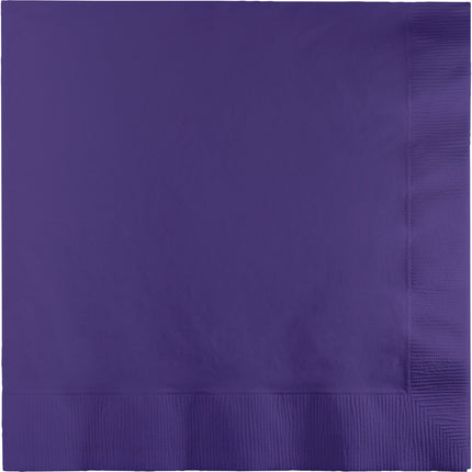 Serviettes de table violettes 3 couches 33cm 50pcs