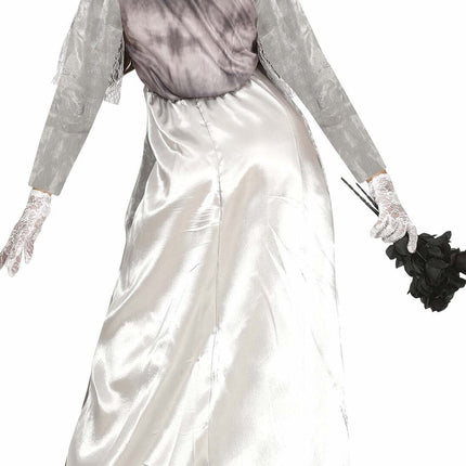 Costume d'Halloween de la mariée fantôme