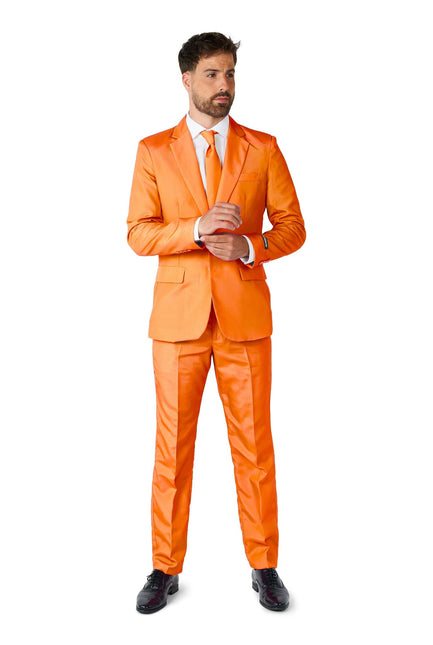 Costume orange hommes Suitmeister