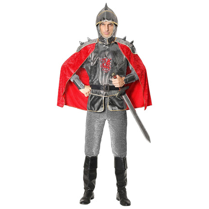 Costume de chevalier pour homme avec armure