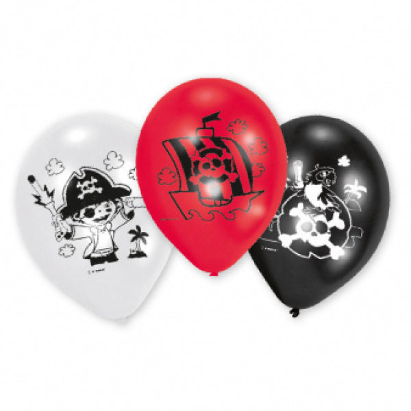 Ballons Pirate 23cm 6pcs