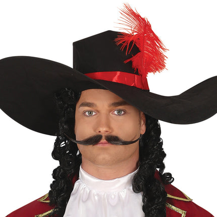 Costume de pirate Bordeaux Rouge Hommes Long