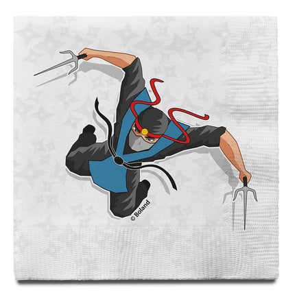 Serviettes Ninja 33cm