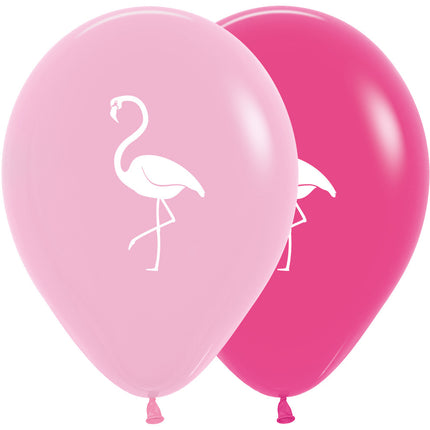 Ballons Flamingo Mix 30cm 12pcs